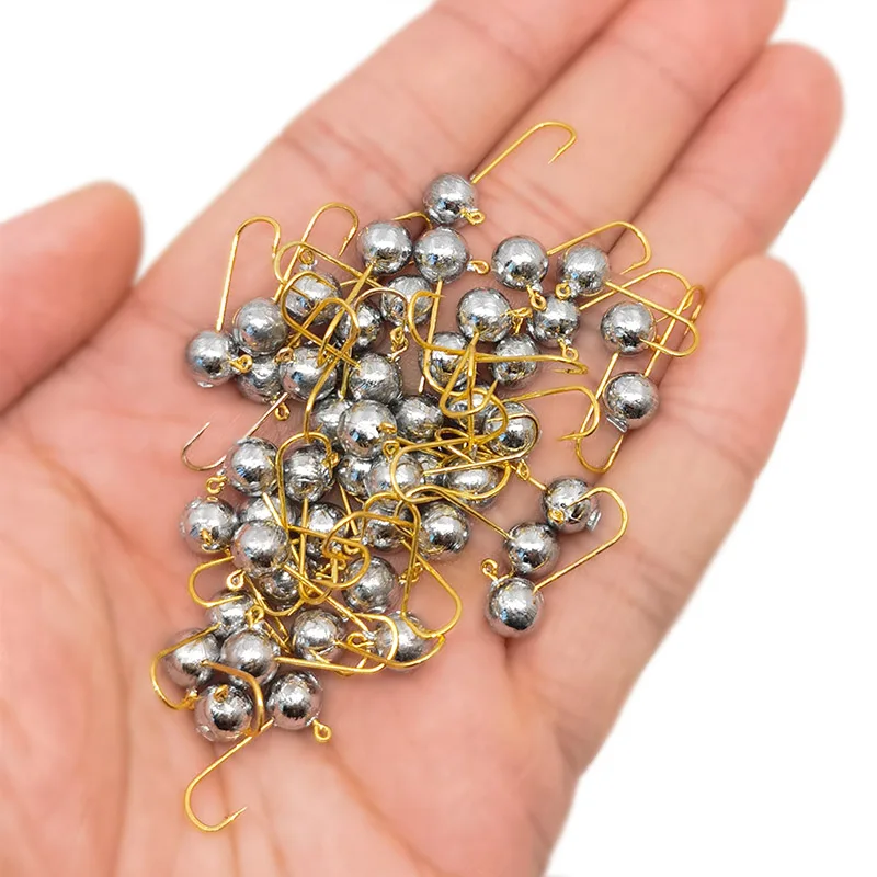OUTKIT 10pcs Mini Jig Head Hoo - مراجعة Fishing Hook Offset وسعره