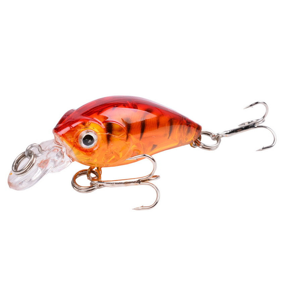 1Pcs 3.5g 4.5cm Top water Mini - مراجعة Fishing Hook Treble وسعره