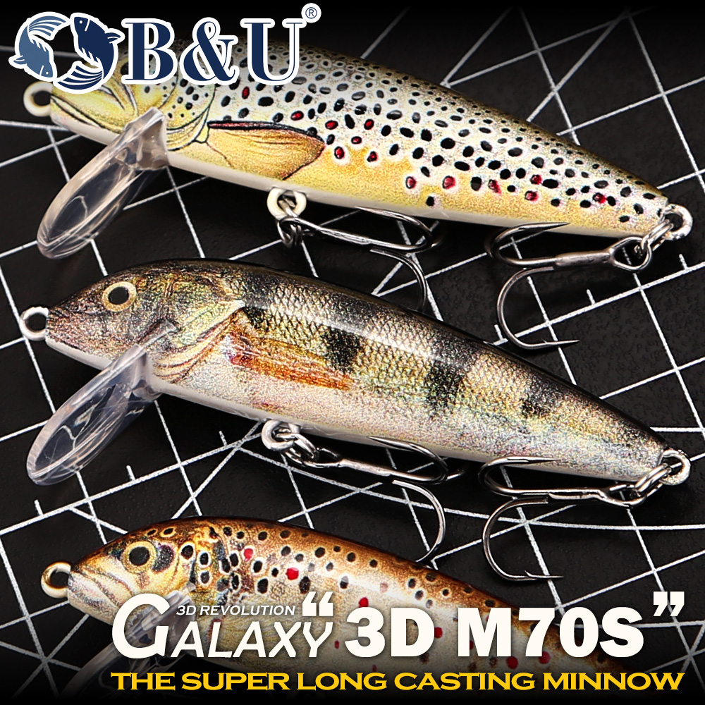 B&U Fishing Lures Sinking Minn - مراجعة Fishing Hook Treble وسعره