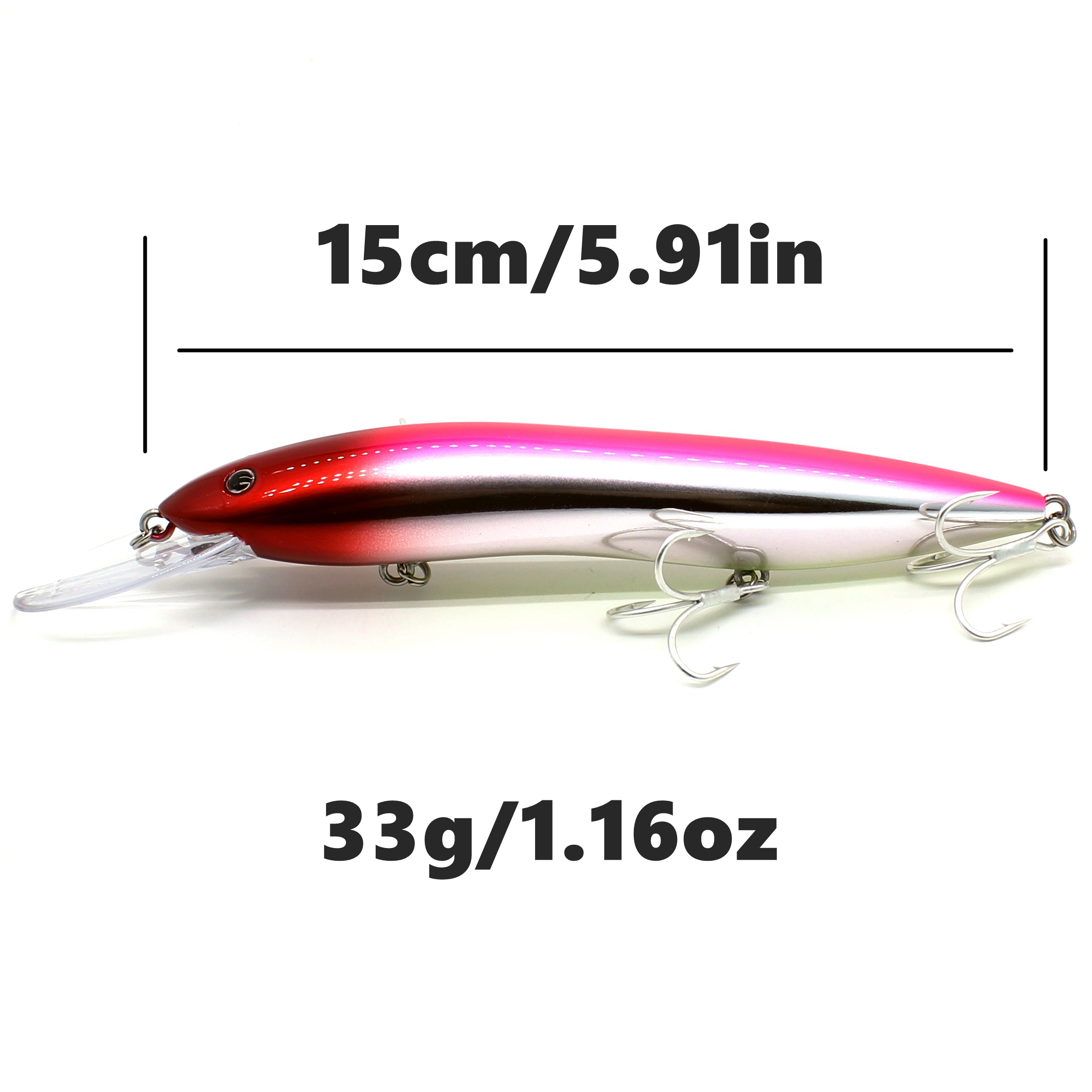 AOCLU-Hard Bait for Deep Sea B - مراجعة Fishing Hook Treble وسعره