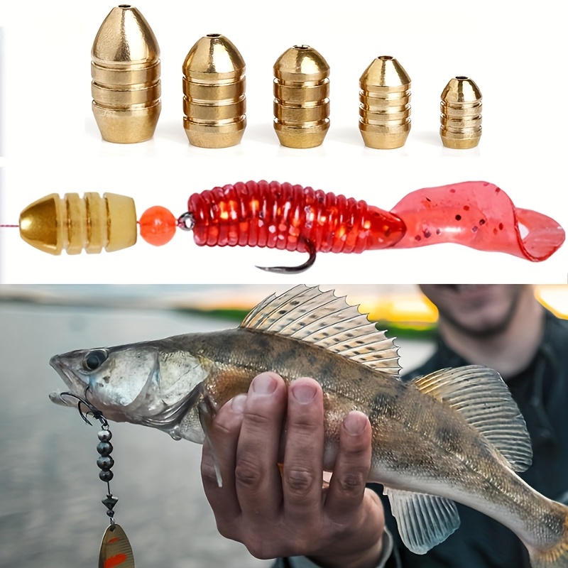 Wholesale 50pcs Golden Copper  - مراجعة Fishing Hook Jig وسعره