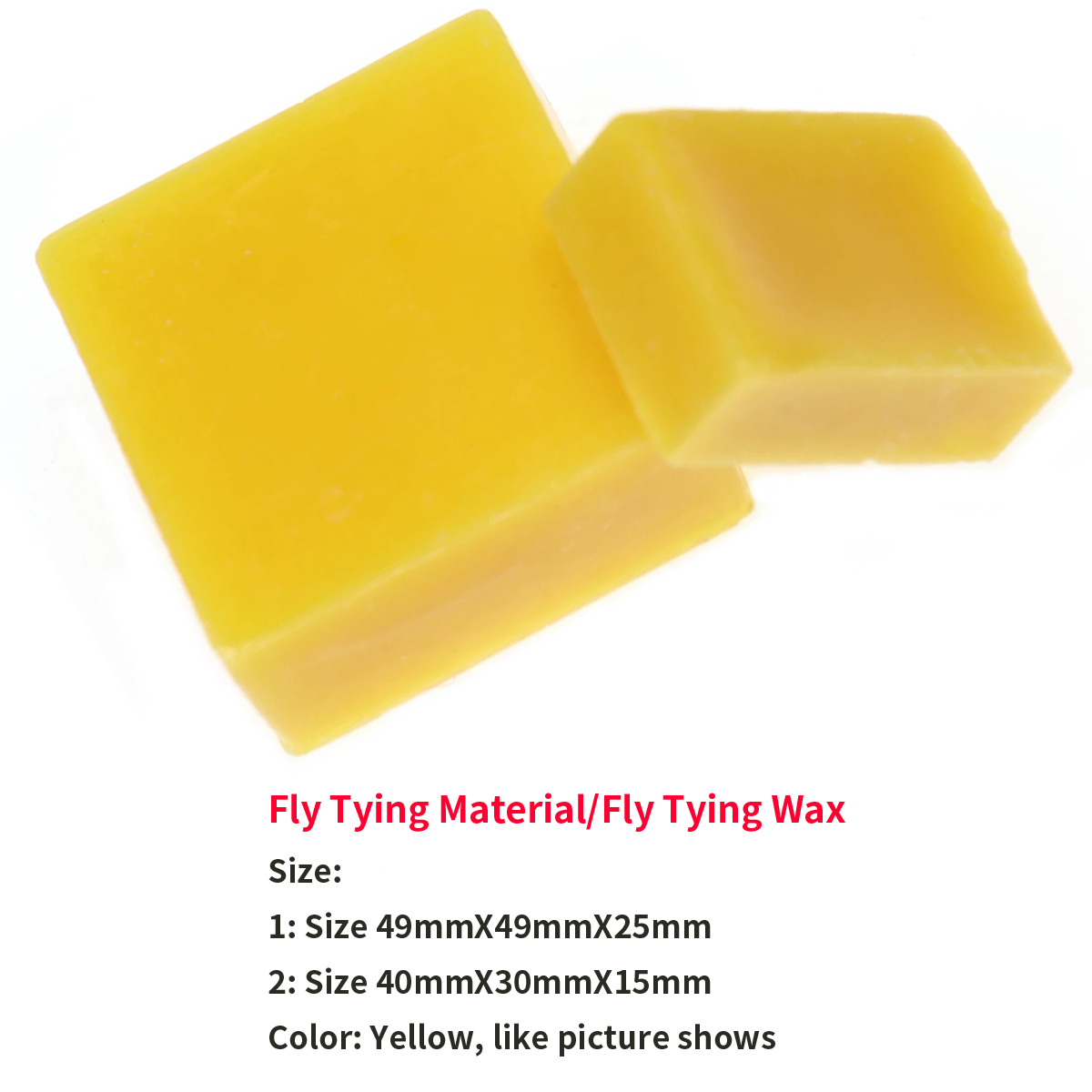 Fly Tying Dubbing Wax Block Ny - مراجعة Fishing Hook Size وسعره