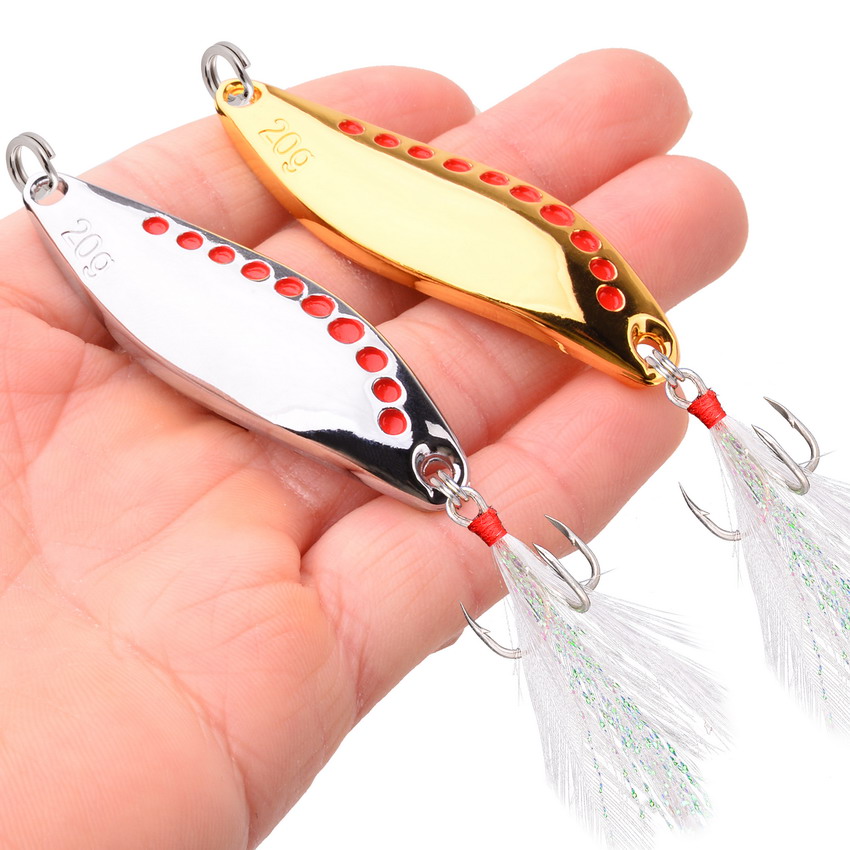 8PCS/Set Lure Metal Spinner Sp - مراجعة Fishing Hook Treble وسعره