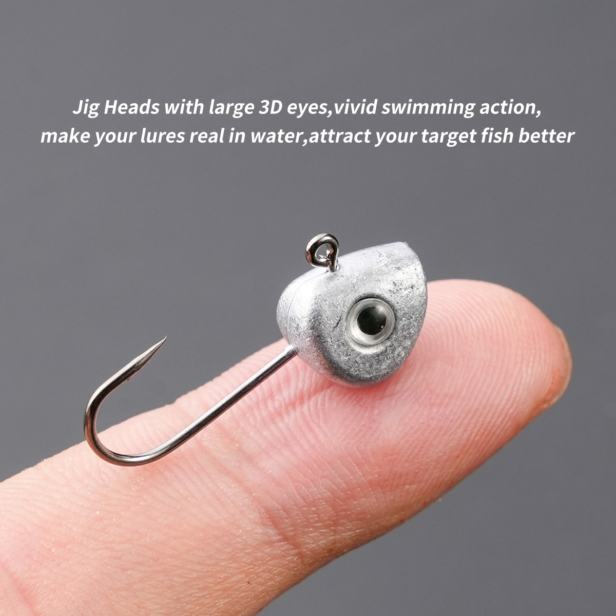 10pcs Mini Jig Head Hook 3D Ey - مراجعة Fishing Hook Offset وسعره