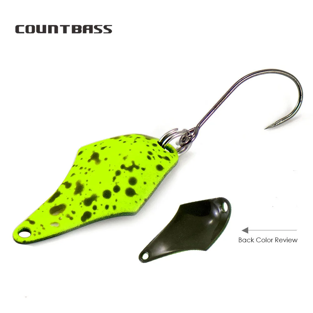 COUNTBASS 5/64oz 2g Casting Sp - مراجعة Fishing Hook Barbless وسعره