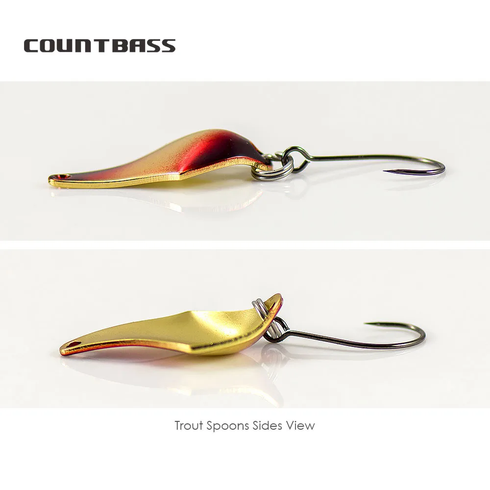 COUNTBASS 5/64oz 2g Casting Sp - مراجعة Fishing Hook Barbless وسعره