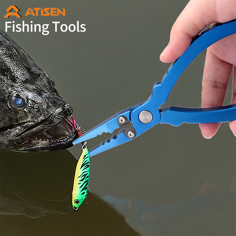 Fishing Tongs, Ultra Light Alu - مراجعة Fishing Hook Sharpener وسعره