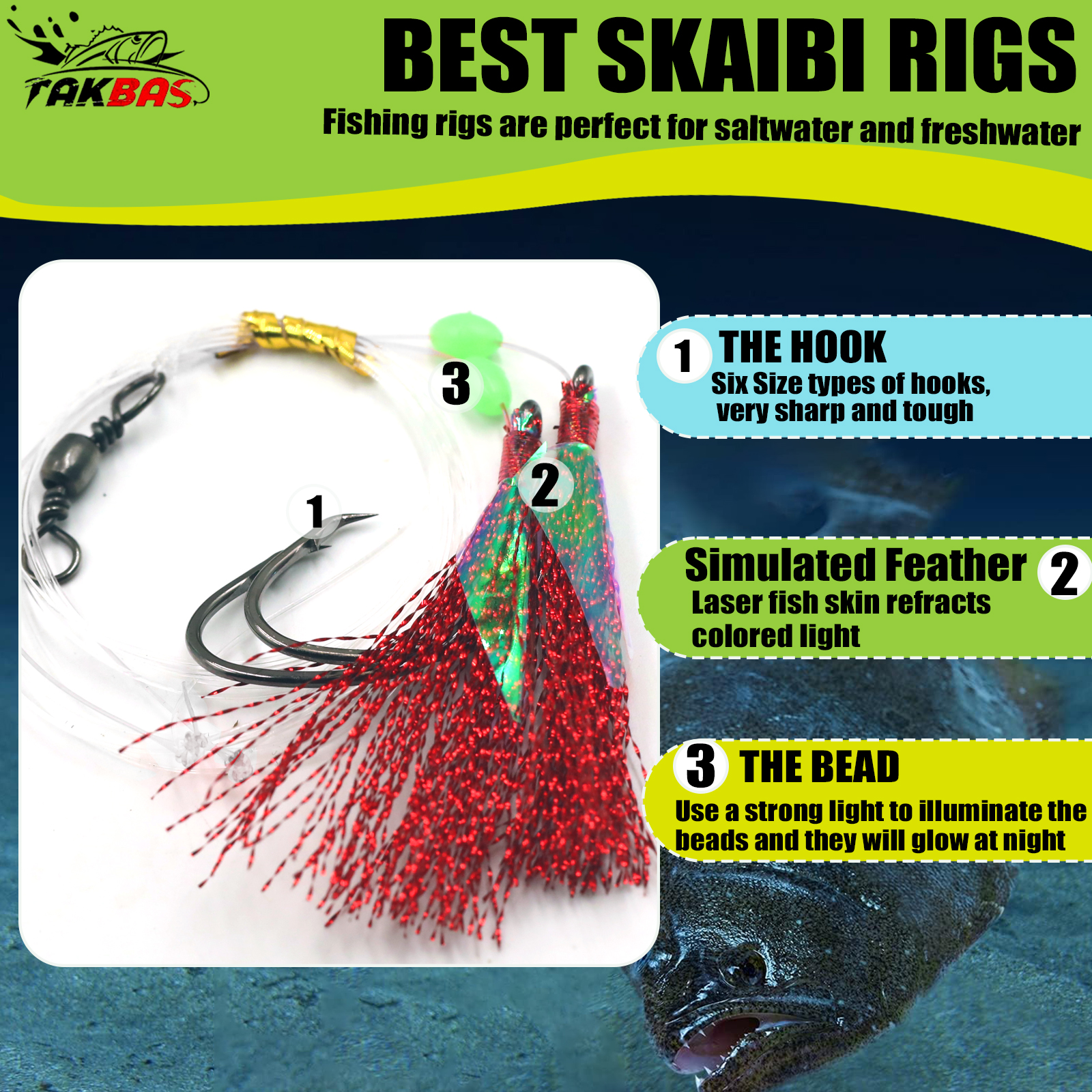 6pcs Snapper Tackle Flasher Ri - مراجعة Fishing Hook Circle وسعره