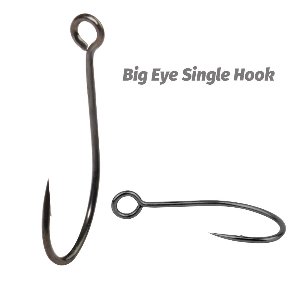20PCS Big Ring Single Hooks 2# - مراجعة Fishing Hook Circle وسعره