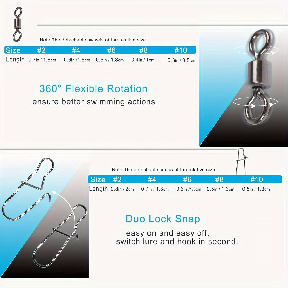 95/210 PCS Set Fishing Connect - مراجعة Fishing Hook Stainless Steel وسعره