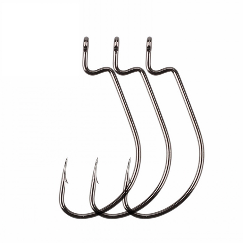 20pcs/lot Wide gap Texas fishi - مراجعة Fishing Hook Offset وسعره