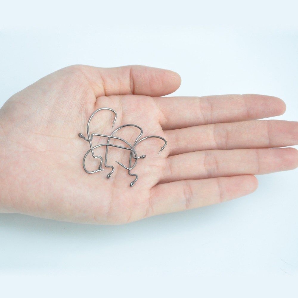 20pcs/lot Wide gap Texas fishi - مراجعة Fishing Hook Offset وسعره