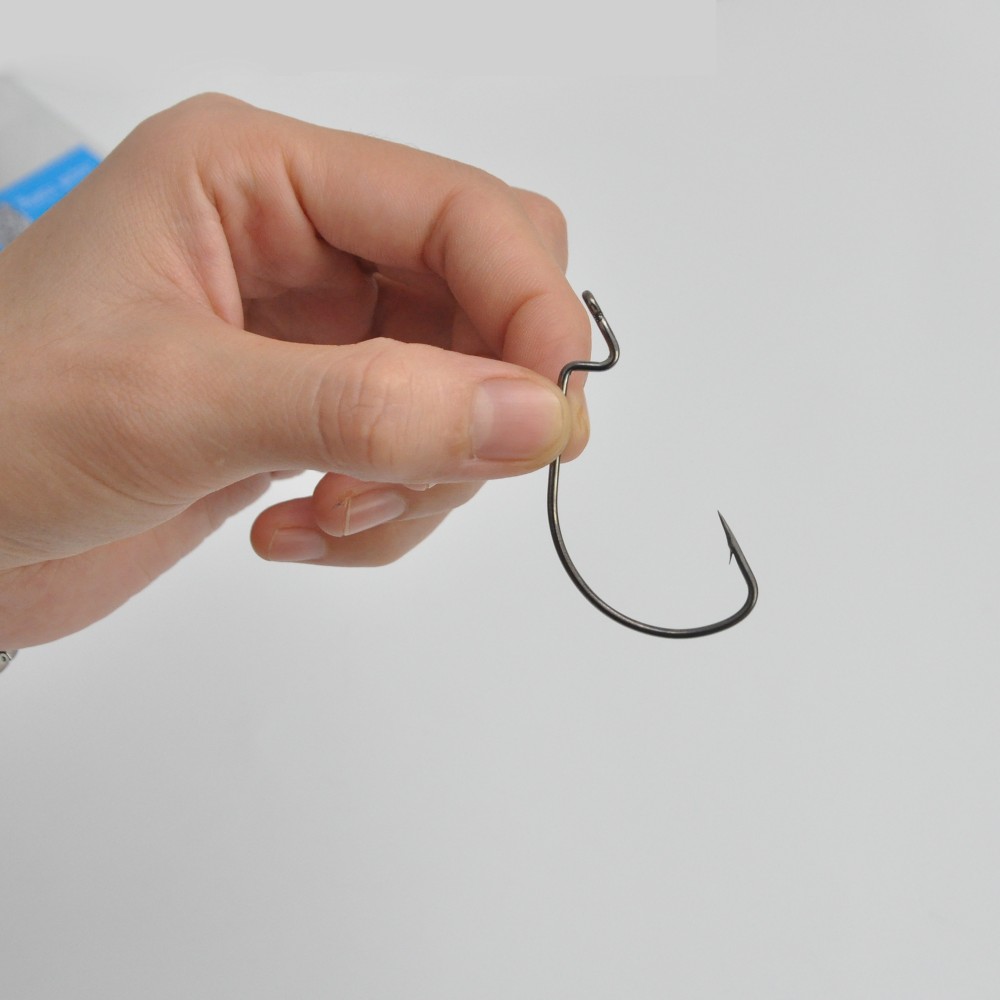 20pcs/lot Wide gap Texas fishi - مراجعة Fishing Hook Offset وسعره