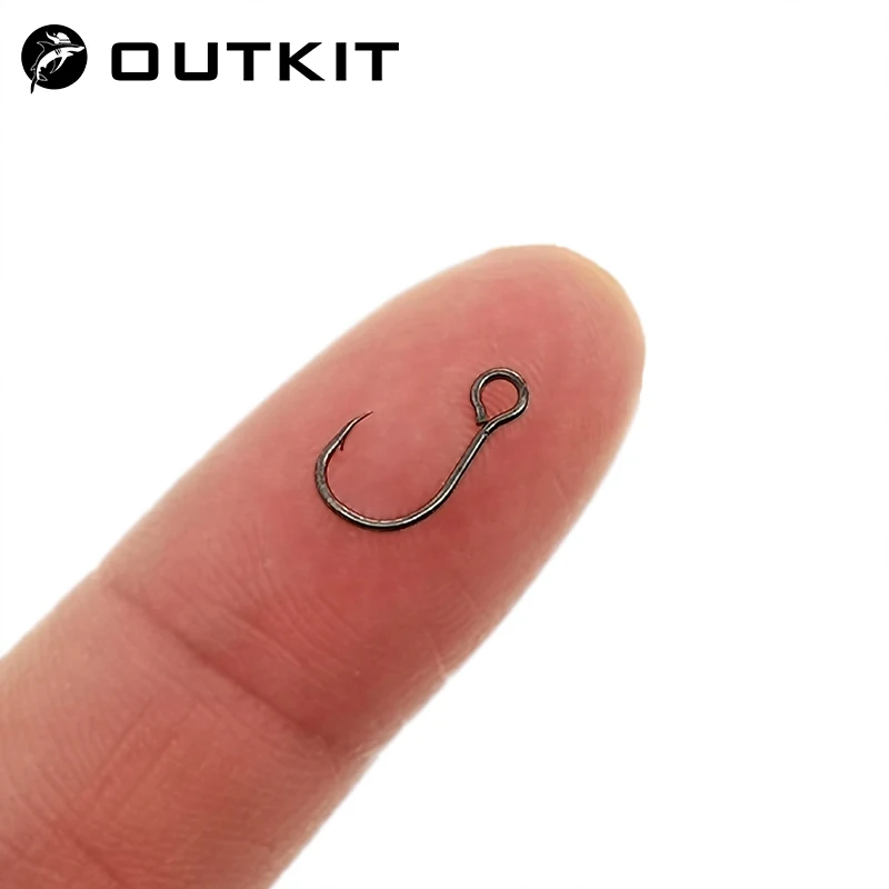 OUTKIT 12pcs for Fishing Lure  - مراجعة Fishing Hook Offset وسعره