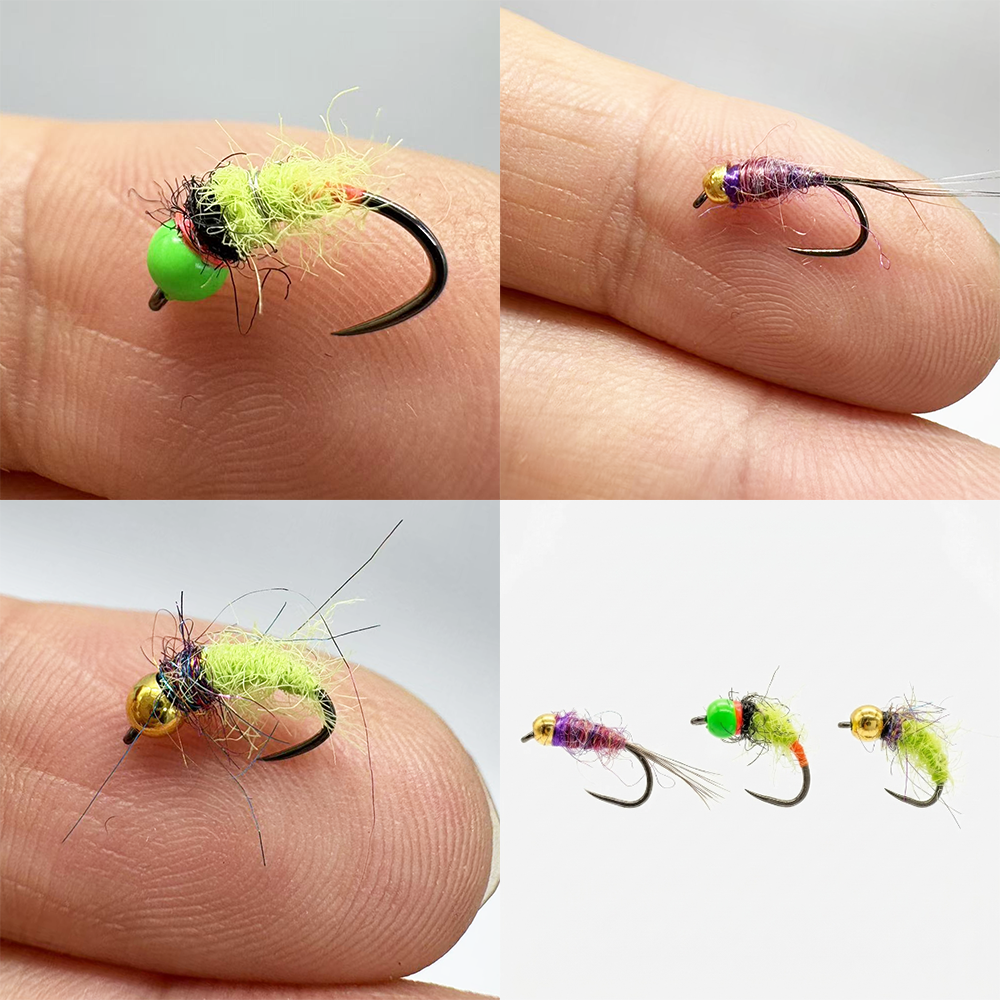 6/12Pcs Mixed Wet Nymph Fly Fi - مراجعة Fishing Hook Assortment وسعره