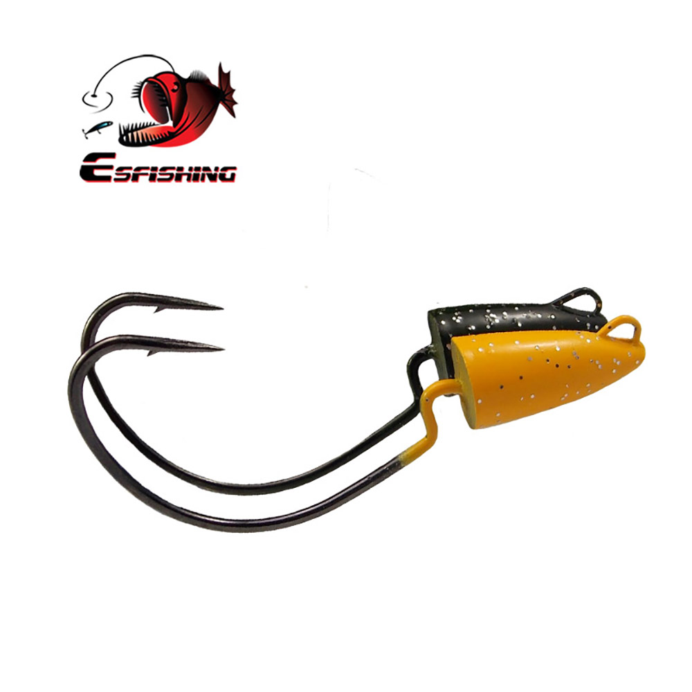 ESFISHING Offset Hook High Str - مراجعة Fishing Hook Offset وسعره