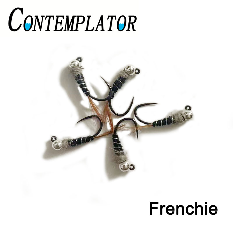 CONTEMPLATOR 5pcs Size10# Fren - مراجعة Fishing Hook Barbless وسعره