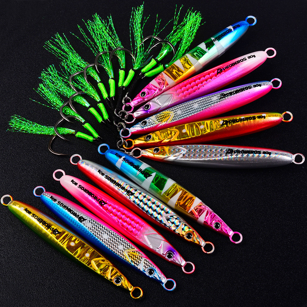 LHFSH Luminous Metal Jig Fishi - مراجعة Fishing Hook Treble وسعره