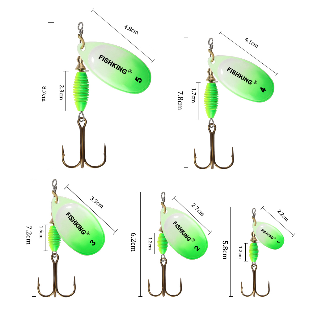 Metal Fishing Lure 4g 4.8g 7g  - مراجعة Fishing Hook Treble وسعره