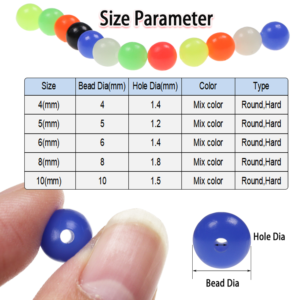 200pcs Mixed Color Fishing Bea - مراجعة Fishing Hook Assortment وسعره