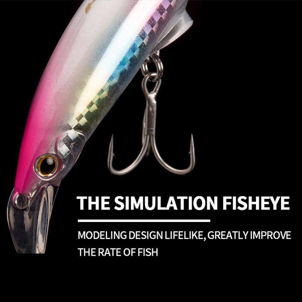 95mm/30g Hard Bait Top Water S - مراجعة Fishing Hook Treble وسعره