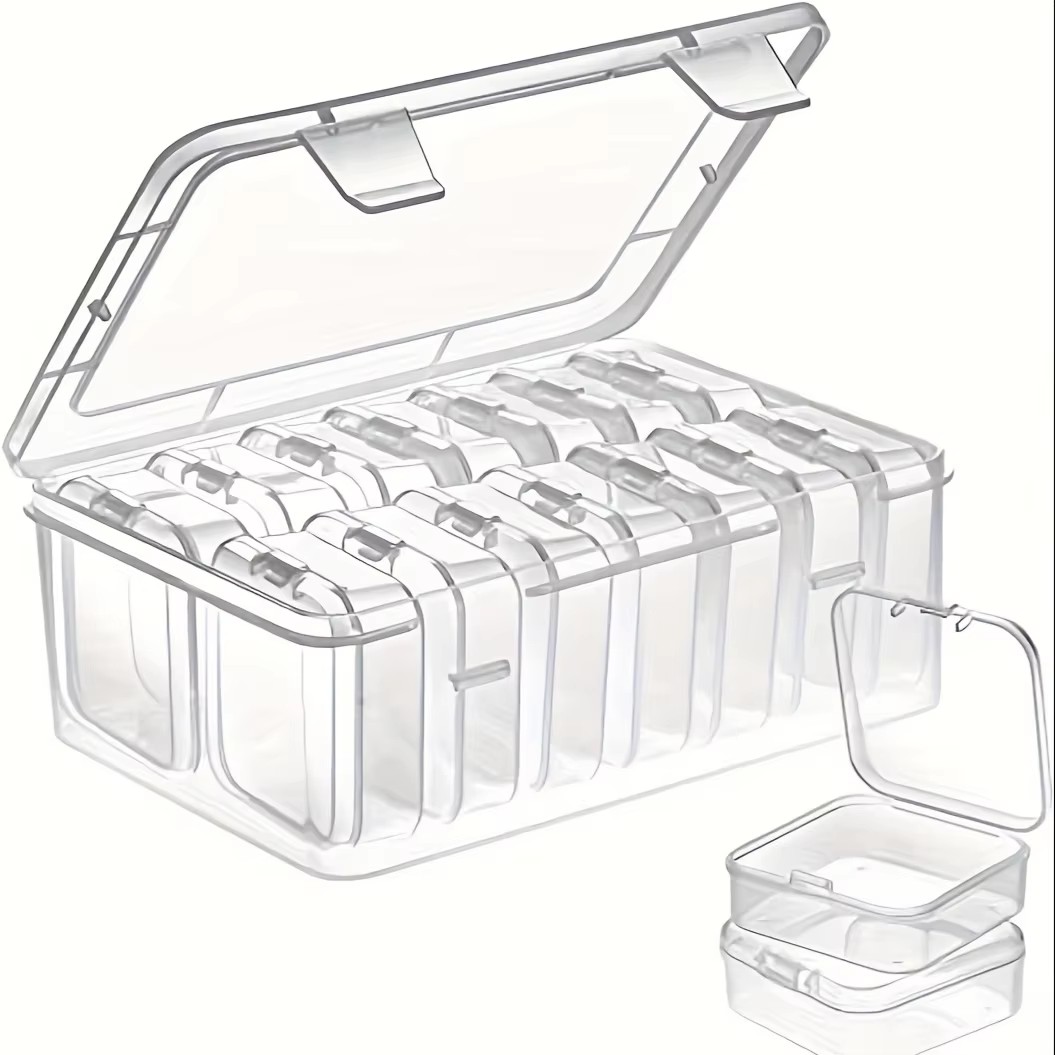 14Pieces  Clear Plastic Storag - مراجعة Fishing Hook وسعره