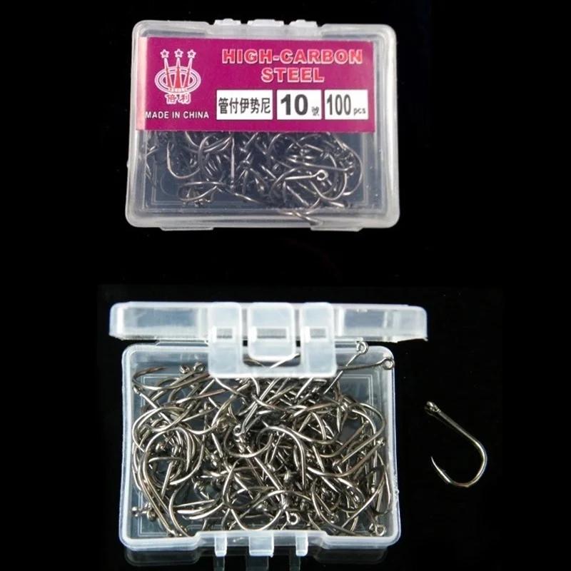 100pc/lot Fishing Hooks Double - مراجعة Fishing Hook Circle وسعره