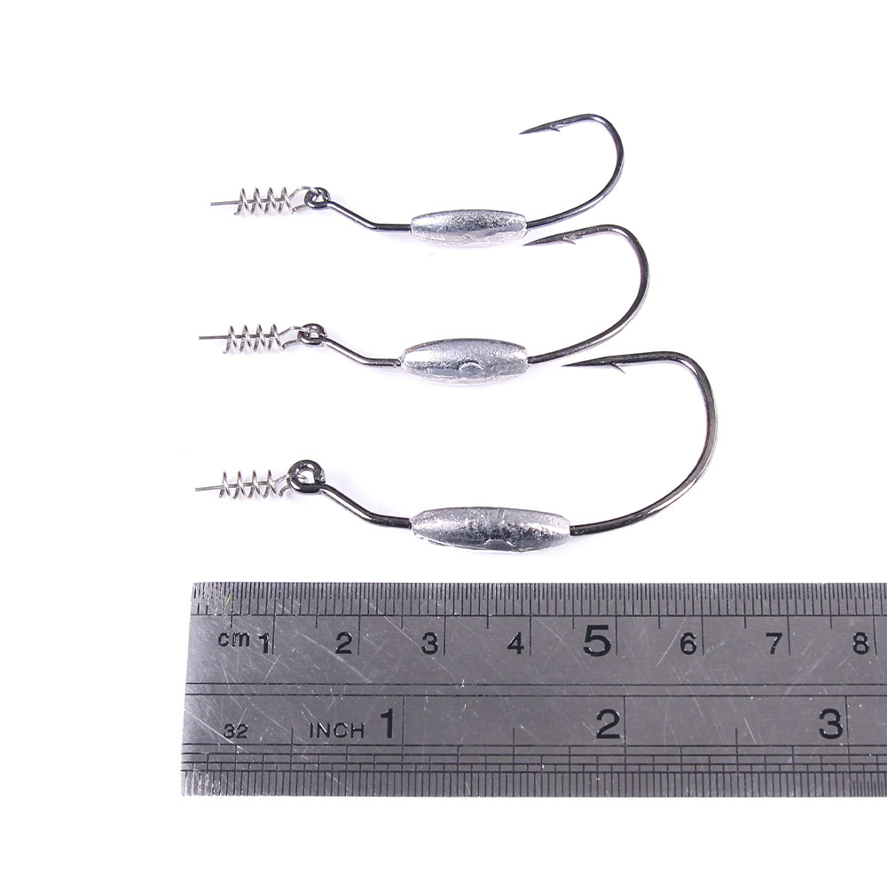 Anti-snagging Weighted Offset  - مراجعة Fishing Hook Offset وسعره