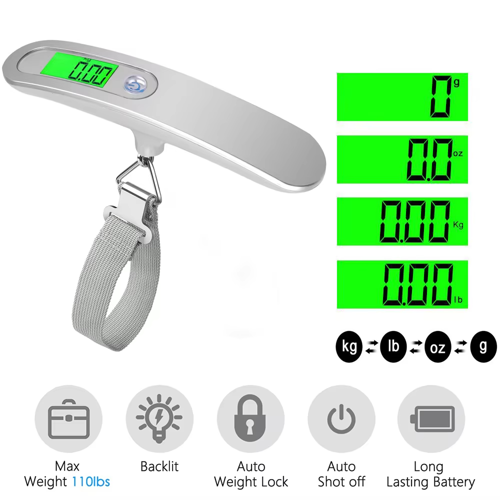 Portable Scale Digital LCD Dis - مراجعة Fishing Hook Stainless Steel وسعره