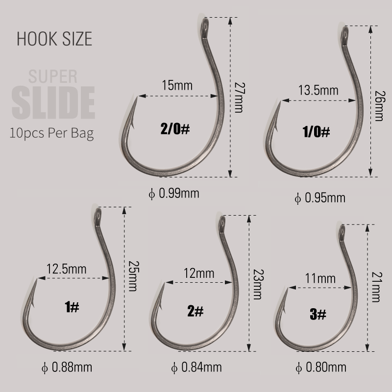 LUREHOLIC PTFE Super Slide Wac - مراجعة Fishing Hook Offset وسعره