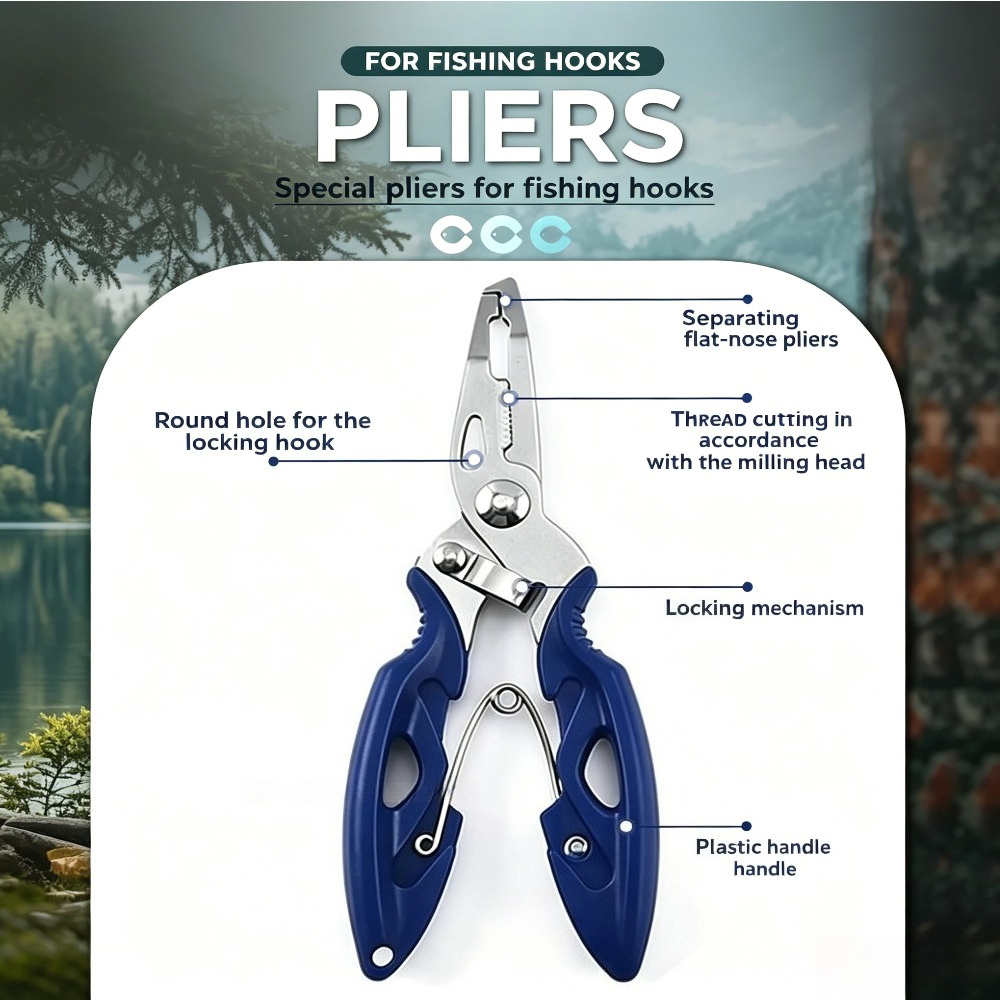 1/2pcs Fishing Gripper and Pli - مراجعة Fishing Hook Remover وسعره