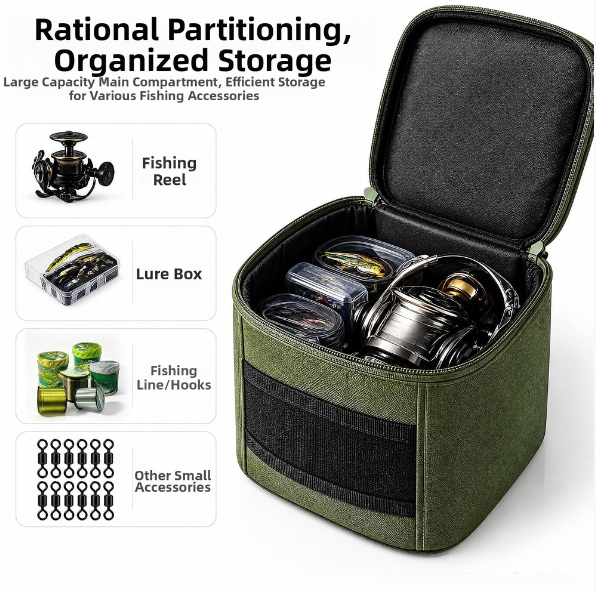 Waterproof Tackle Bag for Angl - مراجعة Fishing Hook Box وسعره