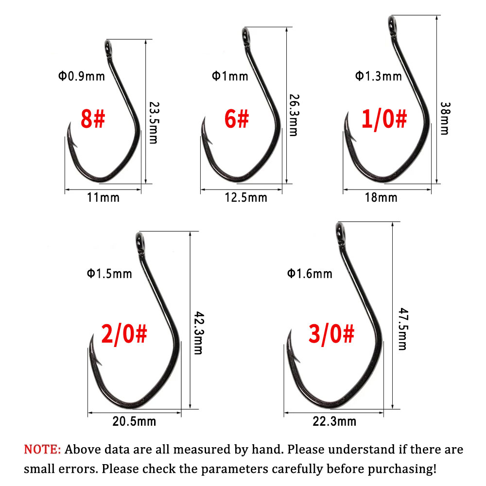Wifreo 20pcs V Shape Catfish H - مراجعة Fishing Hook Offset وسعره