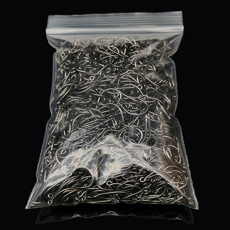 200Pcs Fishing Hooks Eyed Circ - مراجعة Fishing Hook Circle وسعره