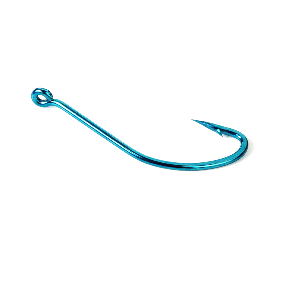 10pcs 2#-15# Blue High Carbon  - مراجعة Fishing Hook Circle وسعره