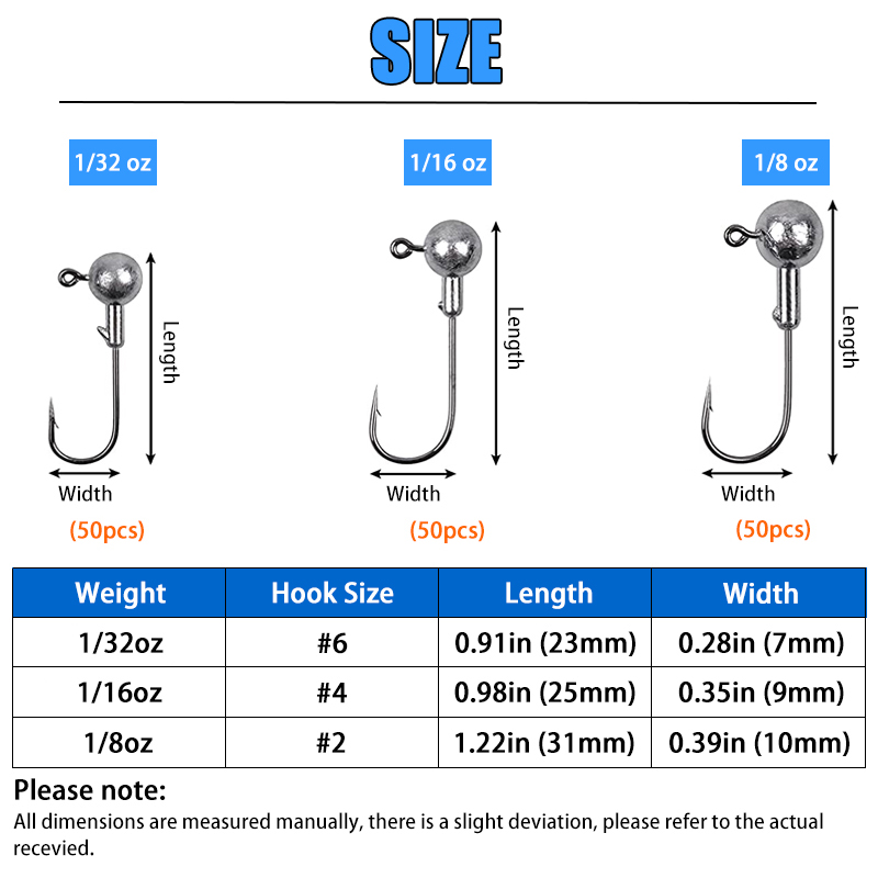 100PCS Fishing Hooks Lead Jig  - مراجعة Fishing Hook Offset وسعره