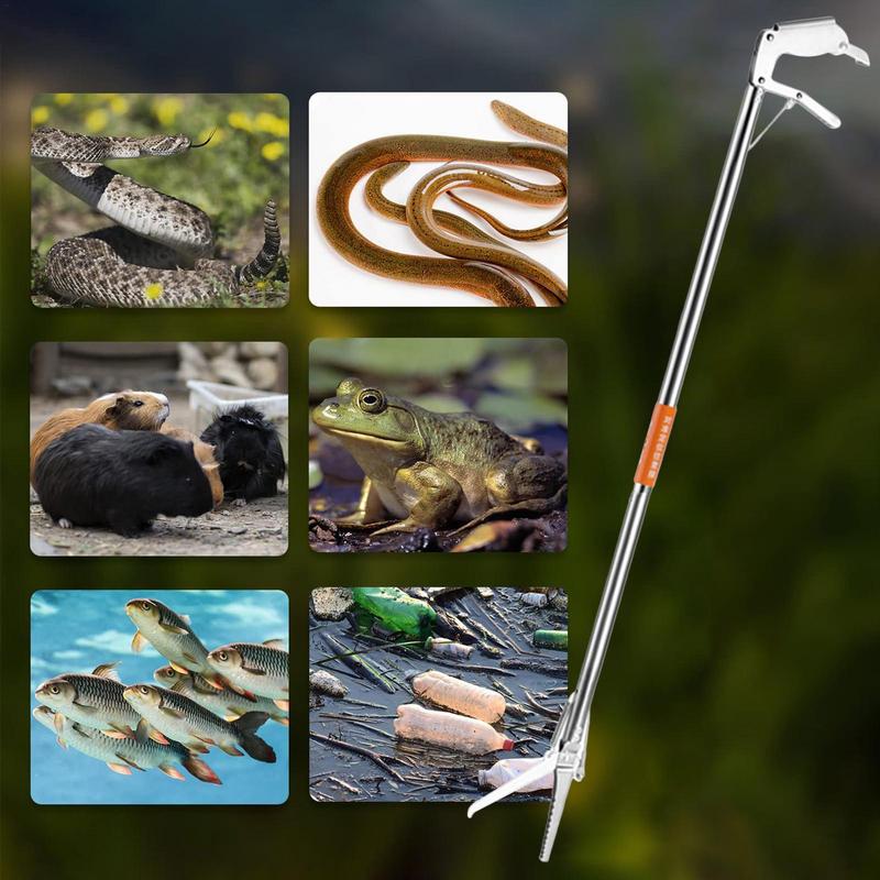 120cm Foldable Snake Stick Elb - مراجعة Fishing Hook Stainless Steel وسعره