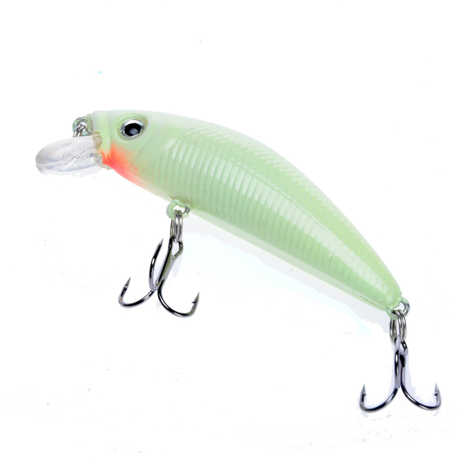 1Pcs 3D Luminous Night Fishing - مراجعة Fishing Hook Treble وسعره