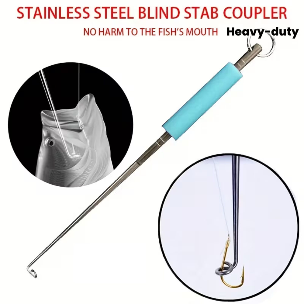 Heavy-Duty Stainless Steel Dee - مراجعة Fishing Hook Size وسعره