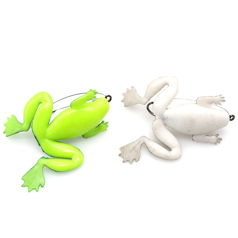 Weedless Soft Frog Lure With H - مراجعة Fishing Hook Weedless وسعره