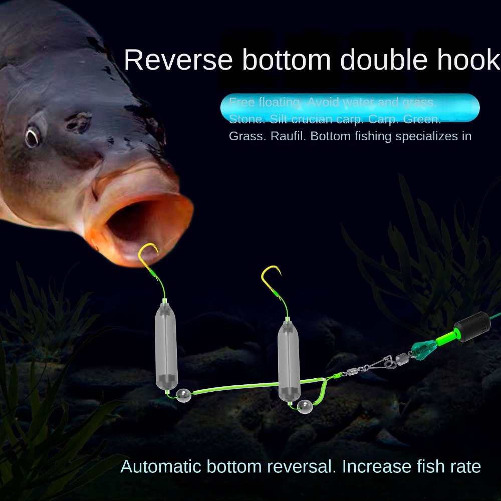 30pcs 2 size Fishing Hair Rigs - مراجعة Fishing Hook Size وسعره
