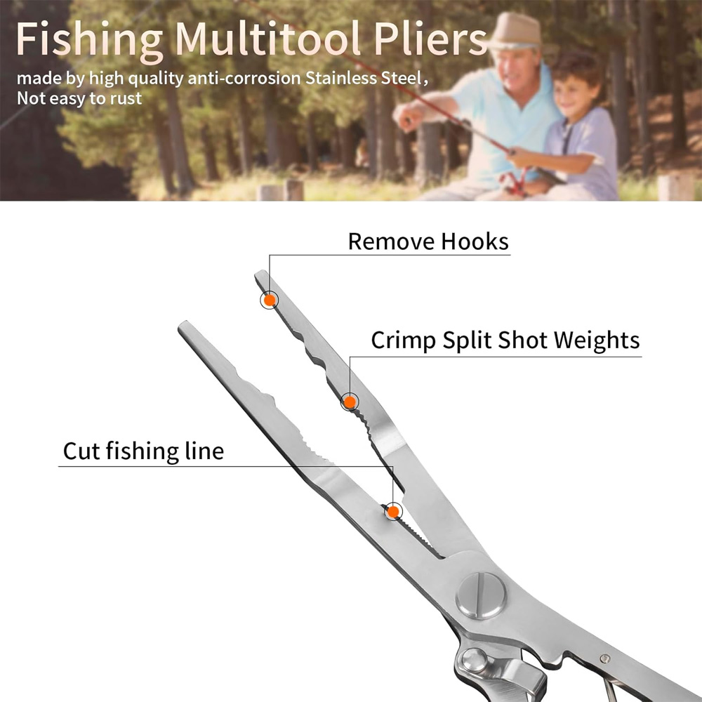 VIKINGAR 21cm Multifunctional  - مراجعة Fishing Hook Remover وسعره