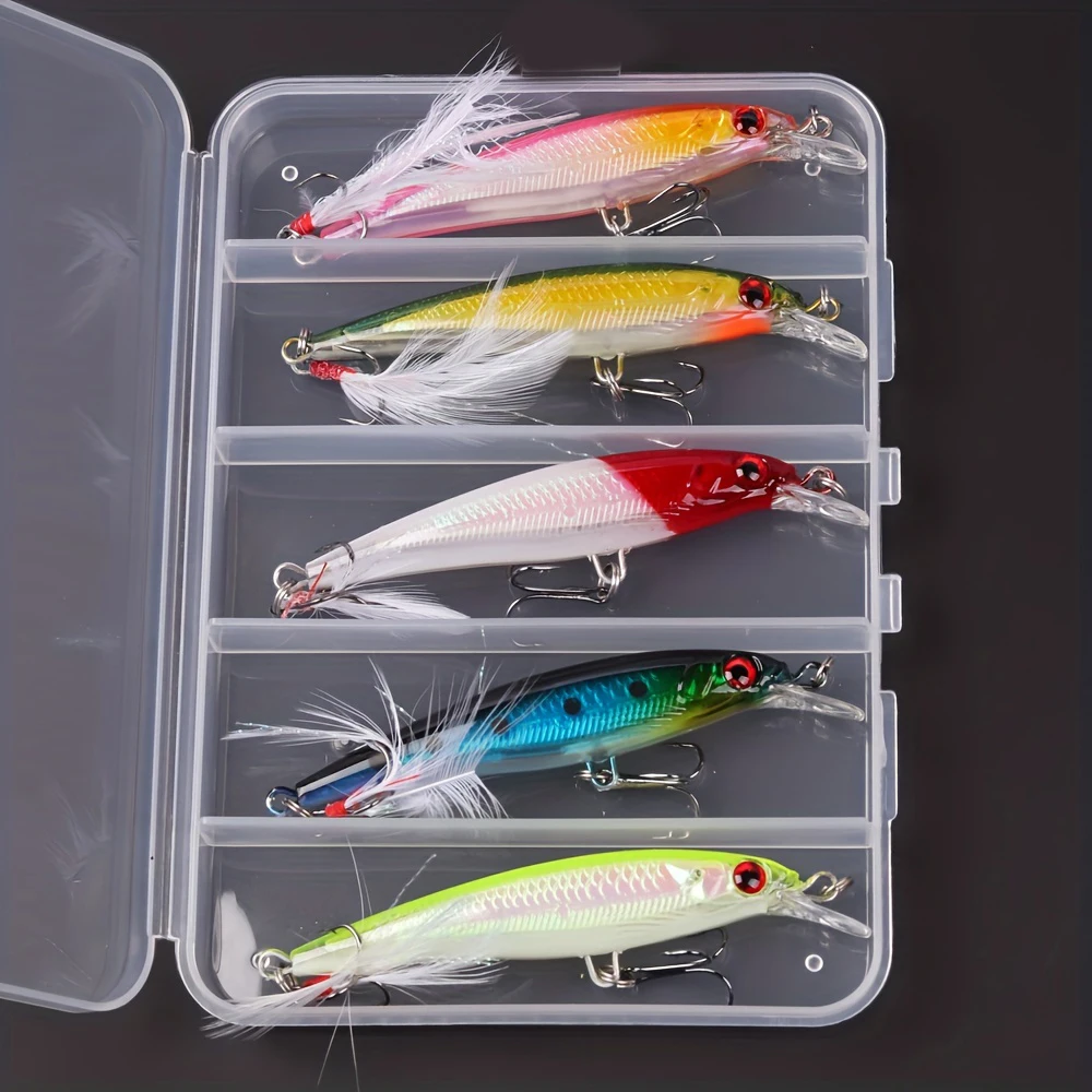 5pcs/box Laser 3D Eyes Bionic  - مراجعة Fishing Hook Box وسعره