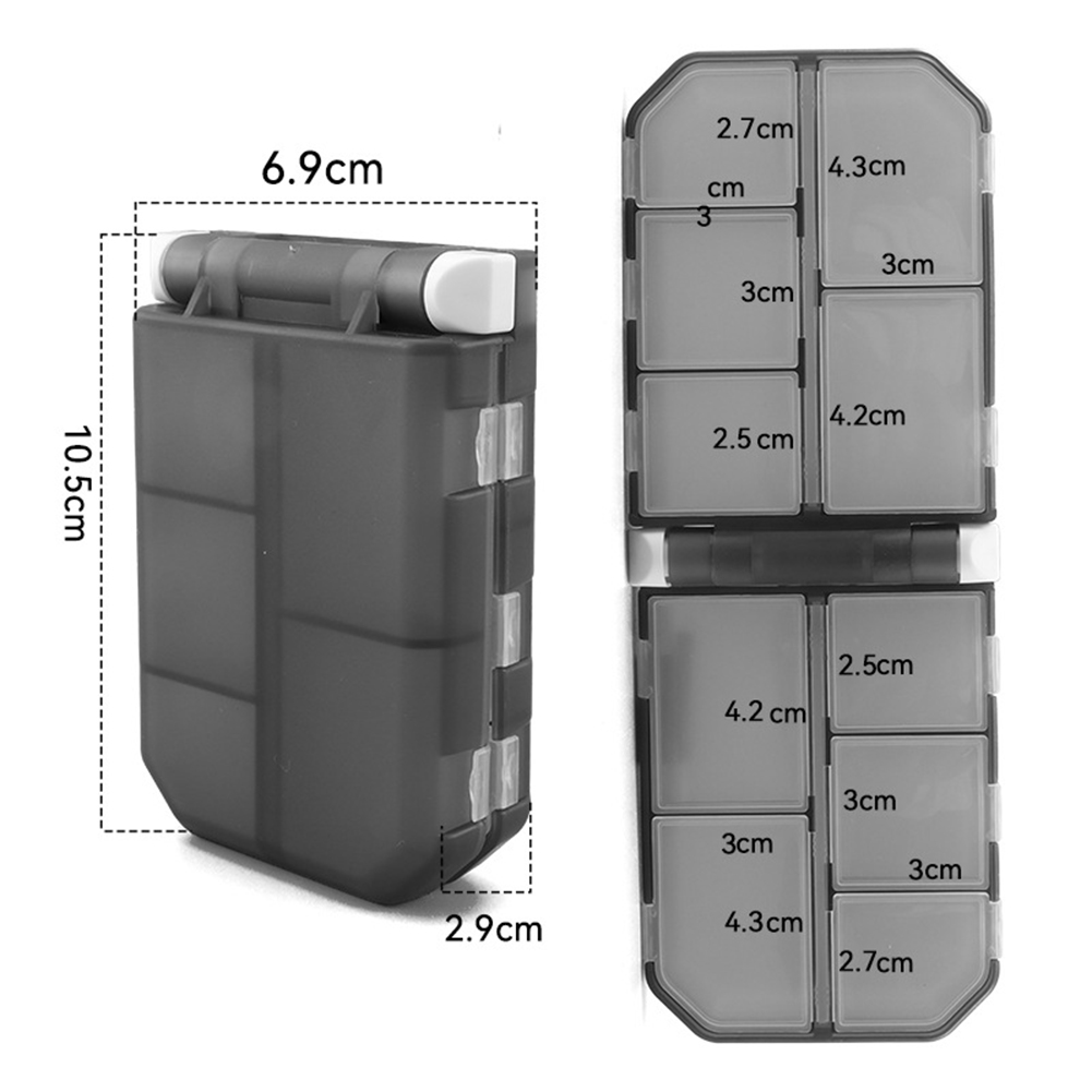 Fishing Tackle Box Double-Side - مراجعة Fishing Hook Box وسعره