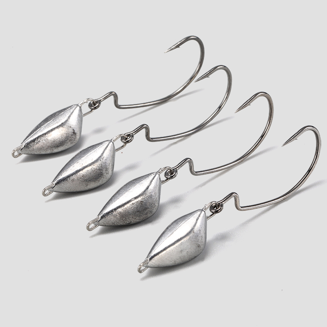 FishTrip 10Pcs Jig Head Fishin - مراجعة Fishing Hook Weedless وسعره
