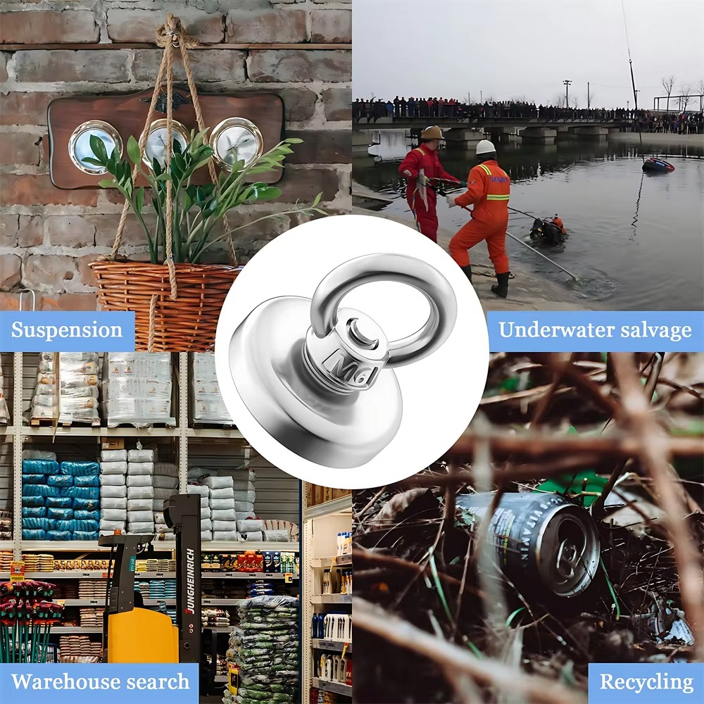 Fishing Salvage Neodymium Magn - مراجعة Fishing Hook Stainless Steel وسعره