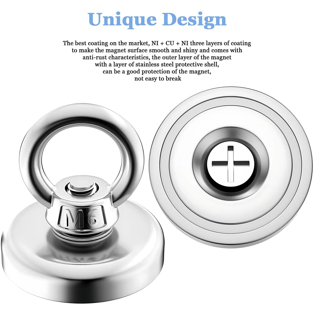 Fishing Salvage Neodymium Magn - مراجعة Fishing Hook Stainless Steel وسعره