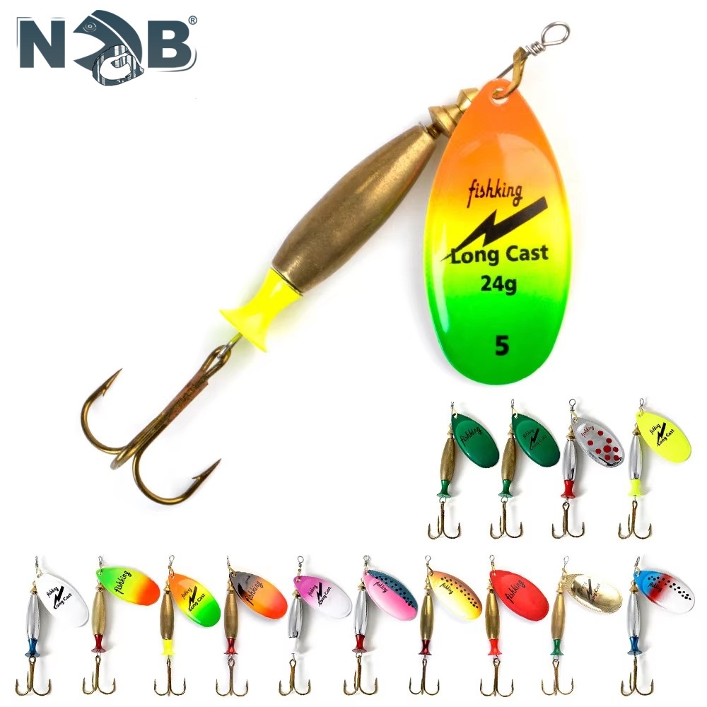 NGB Long Cast Spinner Bait Fis - مراجعة Fishing Hook Treble وسعره