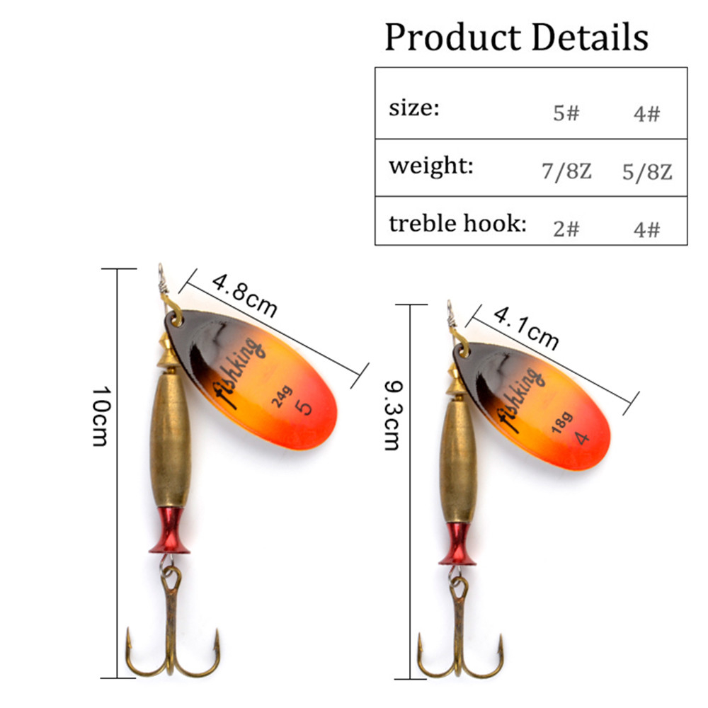 NGB Long Cast Spinner Bait Fis - مراجعة Fishing Hook Treble وسعره