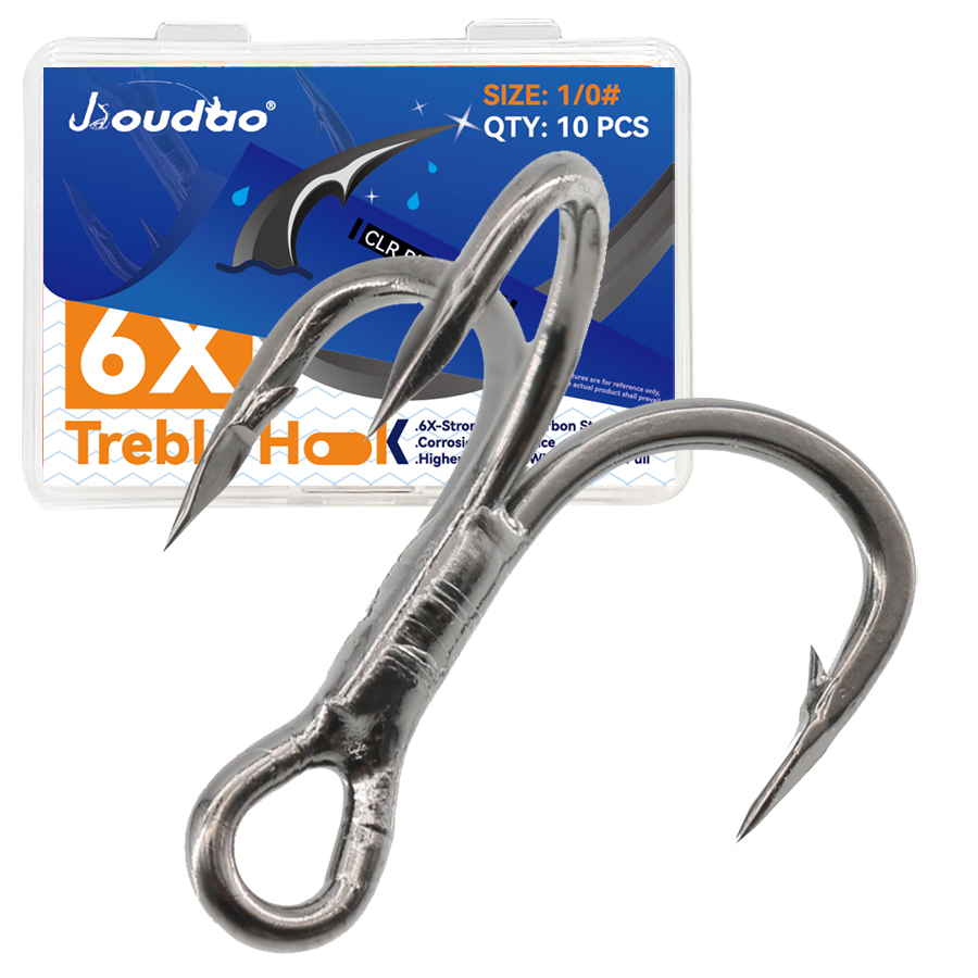 6X Fishing Treble Hook 10Pcs T - مراجعة Fishing Hook Offset وسعره